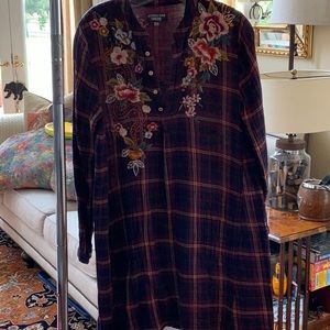 NWOT Johnny Was Workshop sz medium gauzy tunic